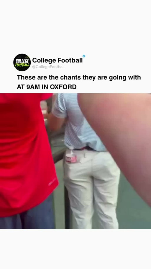 👉 Follow @collegefootball for more insane CFB content 

College GameDay had barely started and Oxford was already UNHINGED

With Pat McAfee, Nick Saban and the entire GameDay crew sitting in The Grove, Ole Miss fans made sure the whole country knew exactly how they feel about Lane Kiffin.

“F*CK LANE KIFFIN” chants started ringing through the crowd live on ESPN.

And honestly, this might only be the warmup.

Kiffin spent six seasons at Ole Miss, went 55-19 and helped build the Rebels into a legitimate national contender before leaving for LSU. Now his first trip back to Oxford comes wearing purple and gold with No. 7 LSU facing No. 8 Ole Miss in the first Top-10 meeting between these programs since 1962.

Kiffin literally brought LSU students into practice this week to heckle his own players and prepare them for this environment.

After seeing Oxford this morning, that might’ve been necessary

If THIS is College GameDay, imagine what Vaught-Hemingway is going to sound like tonight.

Is this about to be the most hostile environment Lane Kiffin has ever walked into? 👀

(via TheRebelWalk on X)