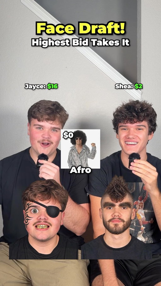 Face Draft!🤣 #draft #games 

Who Made The Better Face?!