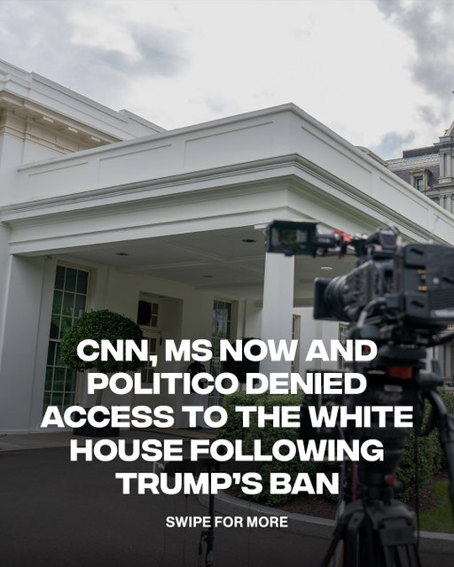 Reporters from CNN, MS NOW and Politico were denied access to the White House on Saturday, one day after President Donald Trump announced that he was banning the three news organizations effective immediately over “fake news.”

CNN reporter Betsy Klein said a Secret Service agent informed her that her press pass had been deactivated but did not provide an explanation. MS NOW correspondent Akayla Gardner said her badge was disabled and confiscated, while a photographer for the network was also denied entry. Politico reporter Cheyenne Haslett later confirmed that she had been turned away as well.

CNN called the ban an “illegal assault” on its constitutionally protected right to report without government interference. MS NOW said it would take the steps necessary to defend its First Amendment rights, while Politico said it would “vigorously defend” the rights of its journalists. All three outlets said they would continue covering the Trump administration despite the restrictions.

(📸: Getty, via @cnn)