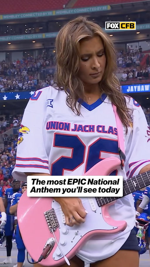 National Anthem played for the first time in an FBS game in London