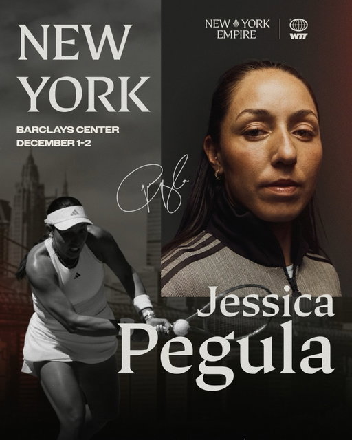 Super excited to be back with World Team Tennis this December to rep the New York Empire! 🖤 @worldteamtennis 

Get your tickets now at WTT.com