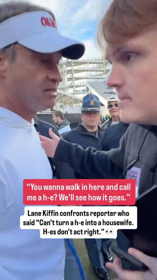 Lane Kiffin confronted Ole Miss reporter Ben Garrett last season after Garrett criticized Kiffin’s “career loyalty” 😳

Kiffin faces Ole Miss for the first time since becoming LSU HC 👀

(Via @treywallace__)