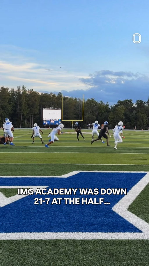 Never count IMG Academy out 😤 @imgafootball