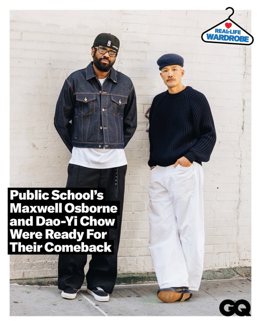 @publicschoolnyc’s co-designers @maxwellosborne and @alldaydaoyi’s shared reverence for New York City has always been vital to the DNA of their brand. The pair founded Public School in 2008 and quickly became staples of the local fashion scene, earning a handful of CFDA honors in the early 2010s and eventually becoming creative directors of DKNY. During the pandemic, however, the duo decided to shutter their label, before reemerging with a triumphant comeback show at New York Fashion Week this February. 

A few weeks before their spring-summer 2027 runway show, columnist @c.fenimore was given the opportunity to browse through racks of Public School’s still-in-progress collection, and chat with Osborne & Chow about how the brand’s yearslong hiatus helped reset the creative process, their wild new Nike ACG collab, and why they believe producing runway shows in New York is more important than ever.

Story and photographs by @c.fenimore