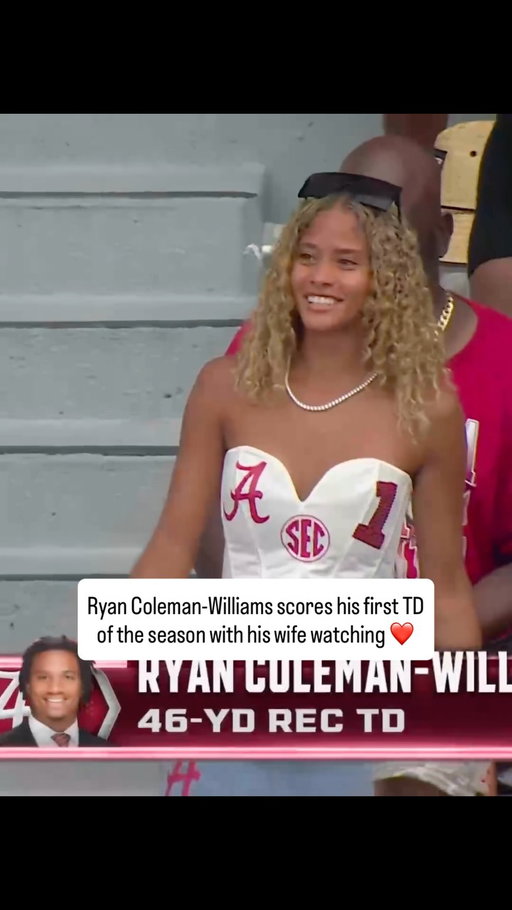 Had to make a play with the wife in attendance 🔥

#cfb #alabama #collegefootball #wife