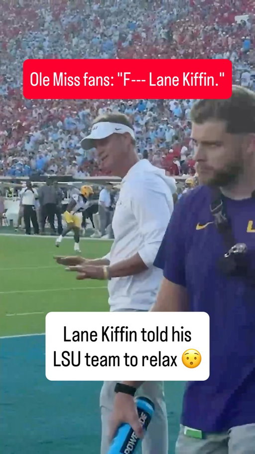 Ole Miss fans aren’t holding back on LSU coach Lane Kiffin in his return 😳 #cfb #collegefootball #lsu #olemiss