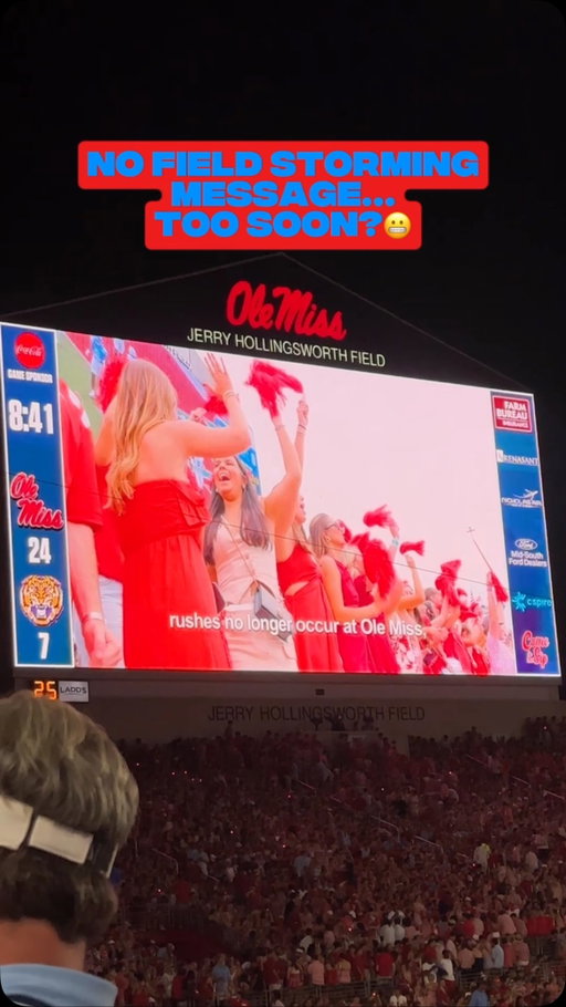 Time to knock on wood😳 yes, I’m superstitious… 

#HottyToddy #OleMissFootball #Rebels #CollegeFootball #LSU