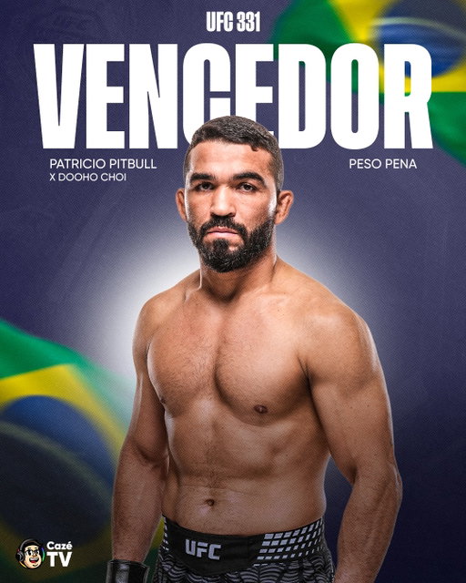 🐕🐕🐕 RUF RUF! DEU PITBULL NO UFC 331! 🇧🇷🇧🇷🇧🇷

O lutador brasileiro nocauteou Dooho Choi no primeiro round!!!! O PITBULL PEGOU BOLADO!!! 🔥🔥

@patriciopitbull VOCÊ É BRABO!

#CoberturaCazéTV #UFC #MMA #OutrosEsportes #cztv23