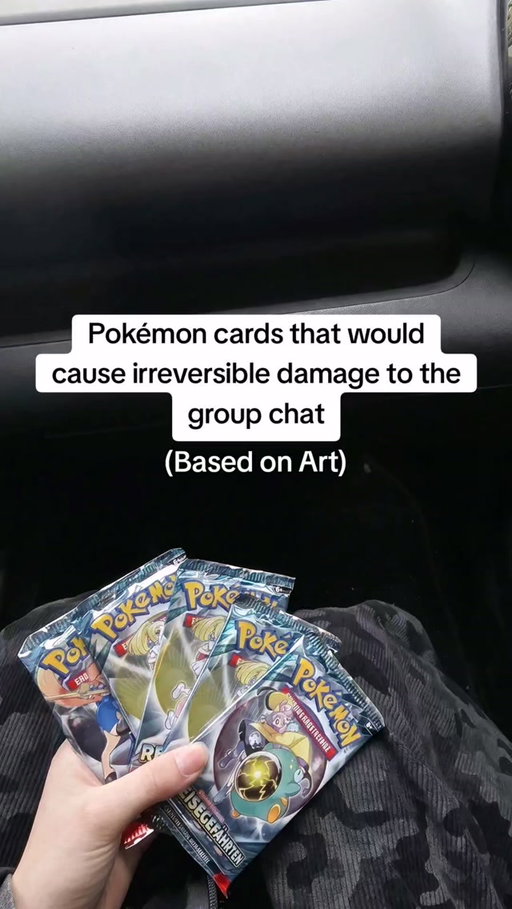 Can't let these arts get the better of our friend group! 

Get TROVE on the appstore! RIPIT15 for 15% off your first pack!

#pokemoncollector #pokemoncollection #pokemontiktok #tcgpokemon #ad 