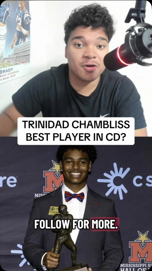 Trinidad Chambliss 🔥🏈

Best player in college football?👀

#collegefootball #trinidadchambliss #football #olemiss #lsu