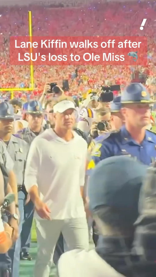 No. 8 Ole Miss handed Lane Kiffin his first loss as the head coach of No. 7 LSU ❌