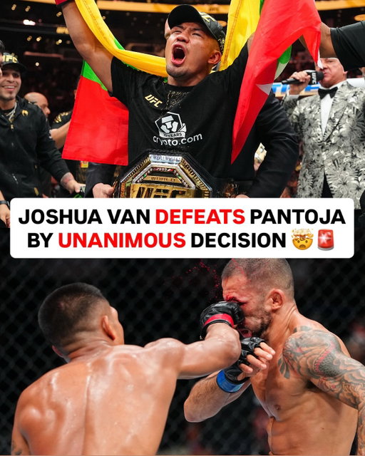 JOSHUA VAN REMAINS CHAMP AFTER DEFEATING PANTOJA BY UNANIMOUS DECISION 🚨😱

24 YEARS OLD TAKING OVER UFC BY STORM 🔥🔥