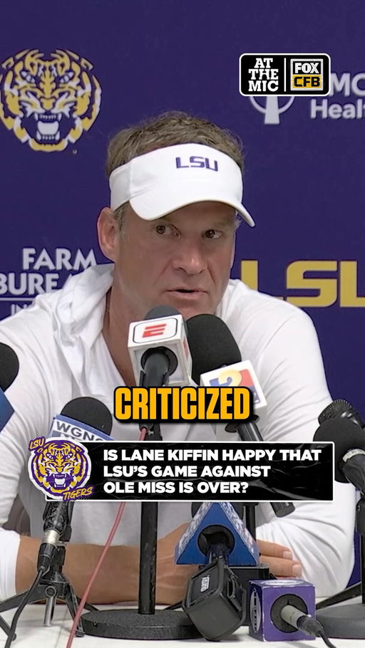 Lane Kiffin reflects on his return to Ole Miss after LSU’s 24-32 loss to the Rebels