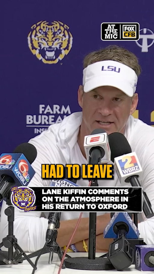 Lane Kiffin jokingly takes credit for the great atmosphere in Oxford for LSU vs Ole Miss
