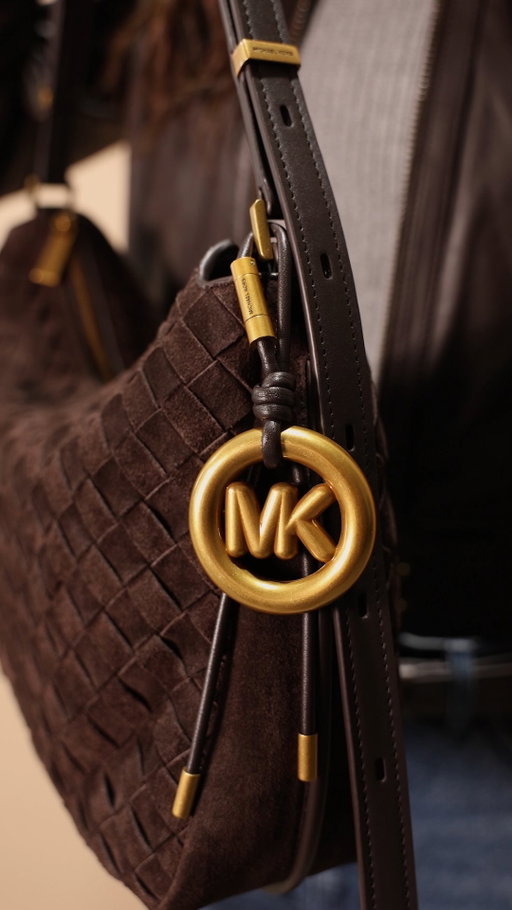 All the fall feels with our hand-woven Nolita shoulder bag. 