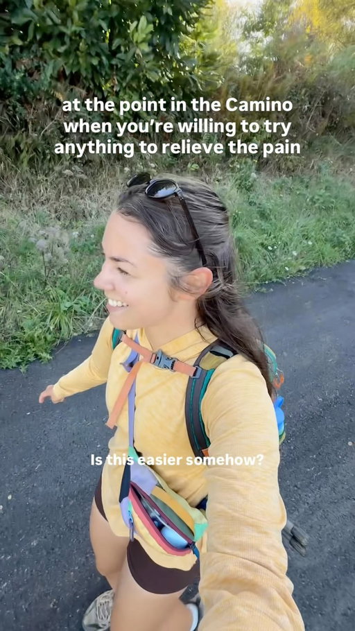 Idk if I’ve just been living under a rock or didn’t do enough research.. but why is no one talking about how HARD it is to be walking along pavement for 25-30km a day constantly 😭😭 

I swear the asphalt made the Camino harder on my body than any other long distance trek I’ve done before.. but we make do one way or another hahahah