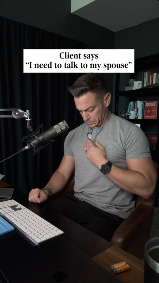 When someone needs to explain your offer to someone else, don’t make them do the work.

Ask what question they expect to get, then give them a short answer they can forward. Cover the price, weekly commitment, and what changes in 90 days.

Then agree on a follow up date before the call ends.