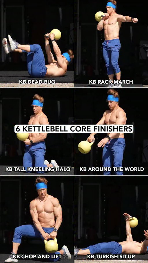 1 kettlebell, 6 core finishers. Which one are you going to try?

#functionalbodybuilding #core #abs #kettlebell