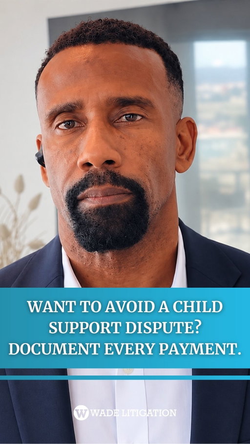 Child support shouldn’t become harder to document than it needs to be.

Venmo. Zelle. Check. Bank transfer.

The important question is whether the payment method complies with the order and leaves a reliable record showing what was paid, when, and by whom.

Cash can become a problem when one parent says, “I paid it,” and the other says, “No, you didn’t.”

Don’t create an evidence problem unnecessarily.

Make support payments traceable and keep the records.

Comment CASE for a free evaluation.

#ChildSupport #FamilyCourt #CaliforniaFamilyLaw #EvidenceMatters #WadeLitigation