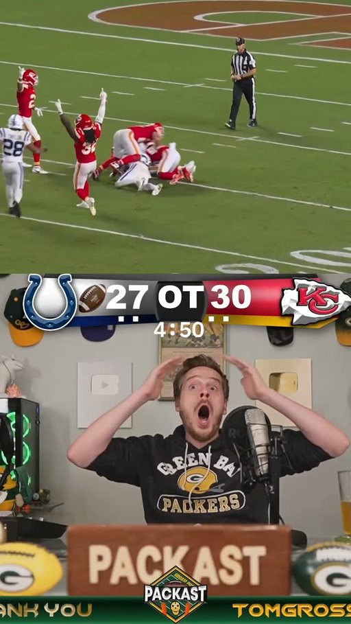An Insane Ending in Regulation for Colts vs Chiefs #nfl