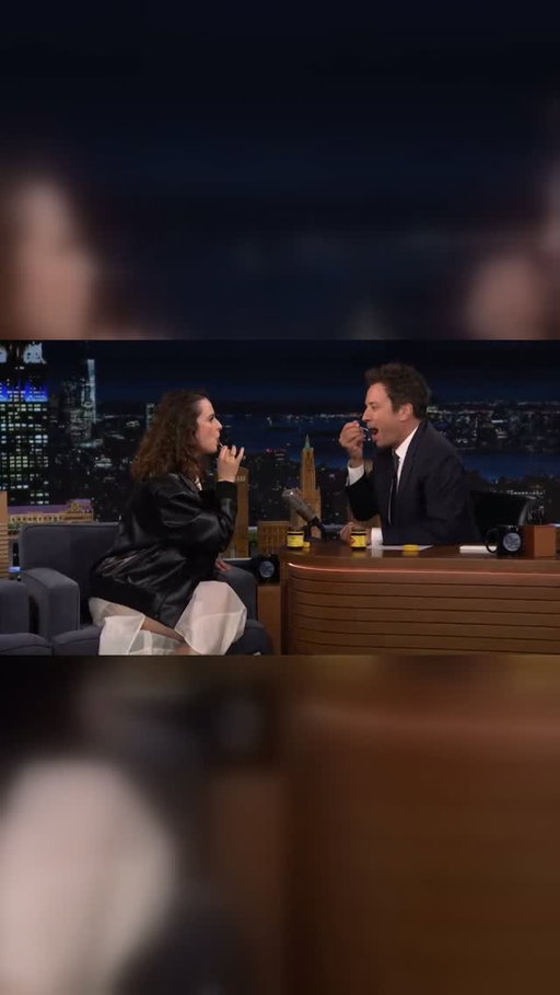 Turns out Vegemite tastes slightly better in New York 😂🇦🇺 Such a fun night with some genuinely lovely people. Thank you @jimmyfallon for being so warm and welcoming and for trusting me with that spoonful 😂

Feeling very grateful for experiences like this 🤍