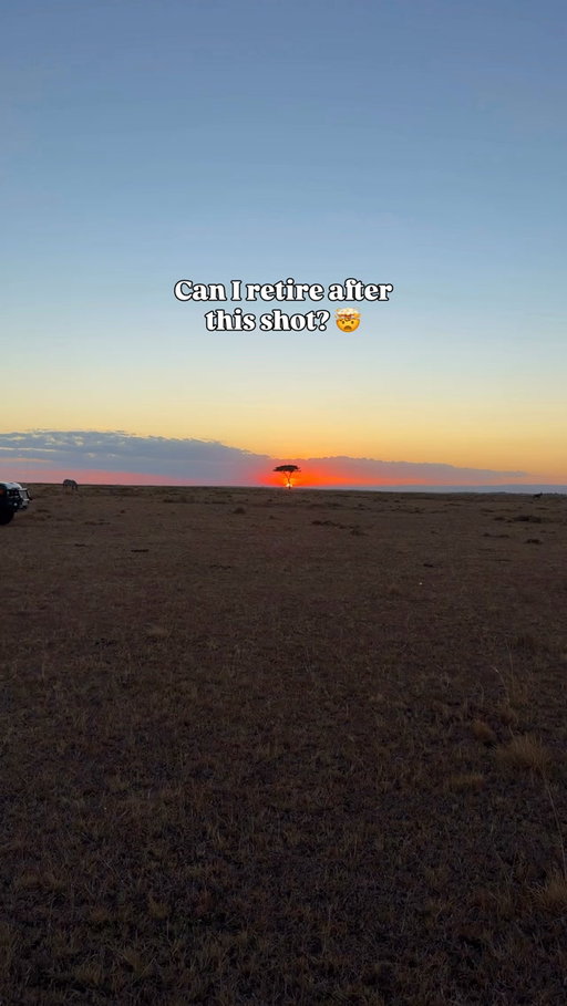 -follow @thelosttwo for more epic content ✨

I think I got the shot of a lifetime 😳📸

We went out into the Masai Mara 🇰🇪 hoping to capture the sunset, but with clouds rolling in fast, it wasn’t looking promising. We lined up the camera with this lone acacia tree on the horizon and waited, hoping the sun might sneak out beneath the clouds… and somehow, it did. 🌅

The sunset and the tree were already an incredible shot, but just as the sun appeared, a Topi came out of nowhere and walked perfectly into our frame!! 🦌

It was never supposed to be part of the shot. It completely photobombed us and somehow made the entire moment even more perfect than it already was!

You could try to recreate this a million times and probably never get everything to line up quite like this again. ✨

You never know what the African savanna is going to give you. 🤎

#kenya #maasaimara #sonyalpha #safari #sunset