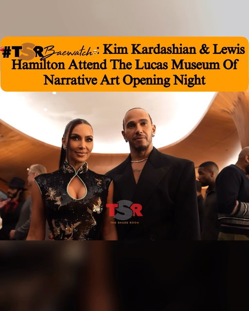 #TSRBaeWatch: Aww! #KimKardashian and #LewisHamilton were all smiles as they attended the Lucas Museum of Narrative Art Opening Night over the weekend. 😍🔥 (🎥: @gettyimages) ✍🏾: #TSRStaffJW