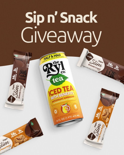 GIVEAWAY Closed! 

Low Sugar Sips & Snacks 🍫🧋

Real chocolate. Peanut Butter. Iced tea. Lemonade.
Not exactly what people picture when they hear “low sugar,” huh?

We’re happy to clear up the confusion. 😉

𝗢𝗻𝗲 𝘄𝗶𝗻𝗻𝗲𝗿 𝗴𝗲𝘁𝘀:
• A case of Half & Half Ryl Tea
• 12 NuGo Slim Crunchy Peanut Butter Bars
• 12 NuGo Slim Brownie Crunch Bars

𝗧𝗼 𝗲𝗻𝘁𝗲𝗿:
• Follow @nugonutrition and @therylcompany
• Like this post 🧡
• Tag 3 friends in the comments

𝗕𝗼𝗻𝘂𝘀 𝗲𝗻𝘁𝗿𝗶𝗲𝘀:
Repost this giveaway, or like and comment on 2 of our posts for extra chances to win!

.
.

#Giveaway ends 9/27/26 at 11:59 PM ET. Open to U.S. residents 18+ (excluding Alaska and Hawaii). This giveaway is not affiliated with Meta/Instagram. Winner will be randomly selected and notified by @nugonutrition via DM.