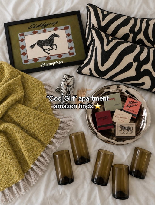 Comment✨”WANT”✨and I’ll send you all the links!! 🔗⭐️

“cool girl” apartment finds that make your space feel way more fun + collected 🍸🦓 everything is in the “Home” list on my Amazon storefront! 

#amazonfinds #amazonhome #apartmentdecor #coolgirlstyle #homefinds