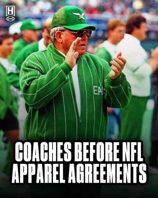 Anyone else wish NFL coaches still dressed like this on game days? 🔥

NFL coaches used to have much more freedom and variety in what they wore on the sideline, which is why old photos are full of colorful sweaters, oversized jackets, patterned polos and unique team gear. A major change came in 2002, when Reebok became the NFL’s exclusive supplier of uniforms, sideline apparel and coaches’ wear for all 32 teams, helping standardize what coaches wore.

Nike took over that role in 2012 and remains the league’s exclusive provider of sideline apparel today. There was never a specific ban on the old-school looks, but exclusive league-wide apparel deals, combined with the shift toward modern performance gear like hoodies, quarter-zips and polos, are a big reason NFL sidelines look much more uniform now.

@Heismans for more 🤝

h/t @smokecenter
