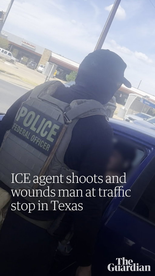 An ICE officer shot and wounded a Venezuelan man in Austin over the weekend, prompting demonstrations at the scene against the Trump administration’s hardline anti-immigration campaign.

The man, identified by relatives and his lawyer as 28-year-old Wilber Rafael Garcés Pérez, was taken to a hospital in Austin in a serious but stable condition, officials said, before being taken into custody. He was shot once in the torso, Austin’s police chief, Lisa Davis, said.

Nedavia Bolaños, who took the footage on her phone, said she was shocked to see the federal officers, who were wearing tactical vests and masks, standing by, not responding to her or her husband’s questions.

Follow the link in bio to read more.