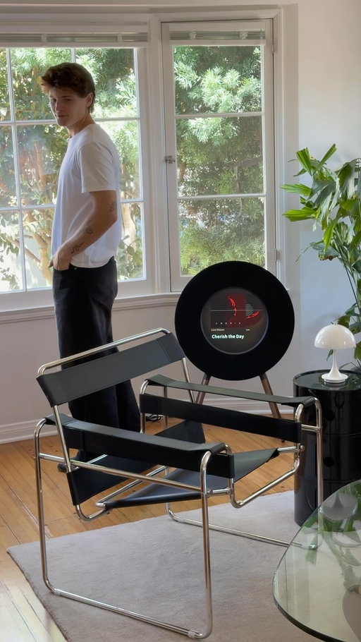 my days at home just got so much better with my new MorningBlues Record R1 Speaker @morningblues_global 

code Brockr1 for $100 off
link in bio!

#MorningBlues #RecordR1Speaker #soundofmorningblues #interior #lifestyle