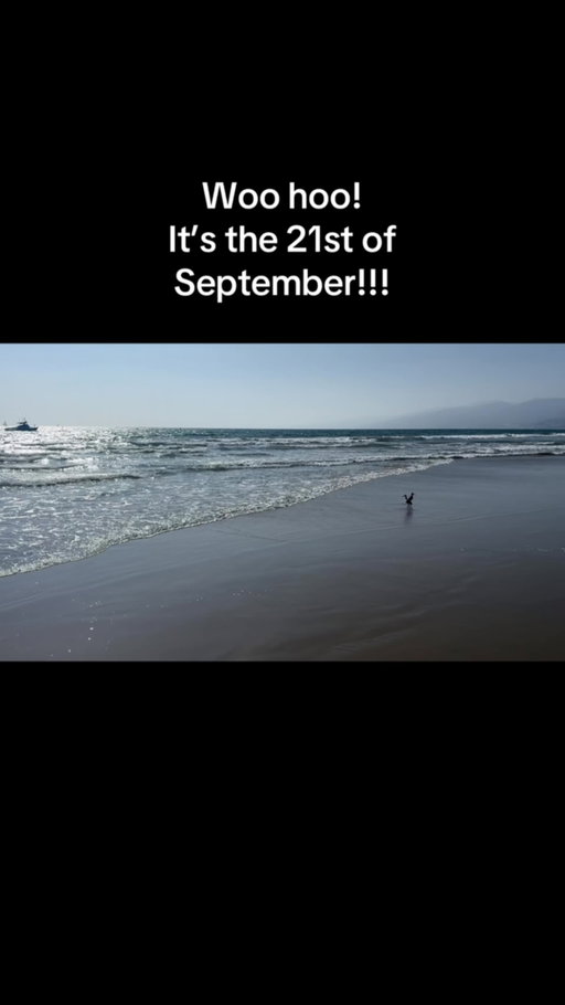I’m always so happy when I realize it’s the 21st day of September.  lol.