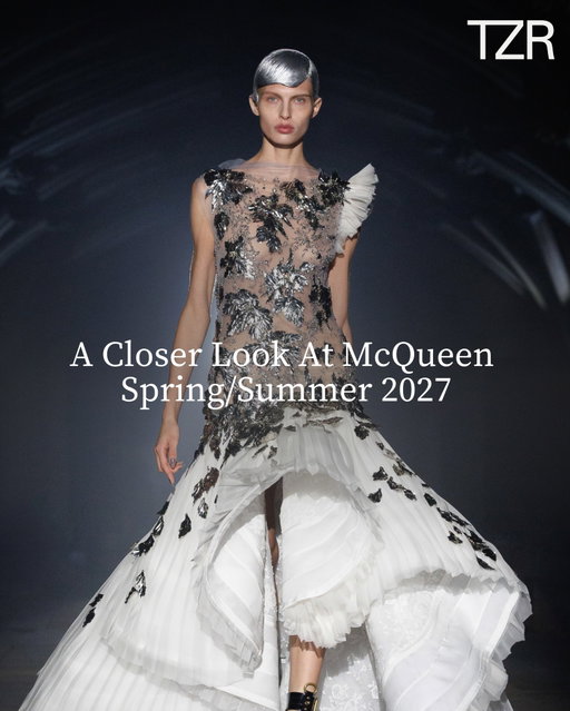 Yesterday evening at London Fashion Week, @alexandermcqueen showcased its Spring/Summer 2027 collection. What walked down the runway was worthy of a closer look — swipe to see all the intricate details within the collection.

Tap the link in bio for more on the collection. 

📷: @alexandermcqueen, TZR / @erinlukas