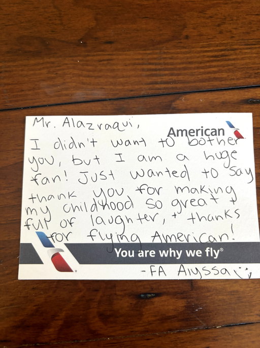 It's always nice when voiceover actors get a wee bit of love... 🩵💜 ✈️ Thank you Alyssa! @americanair