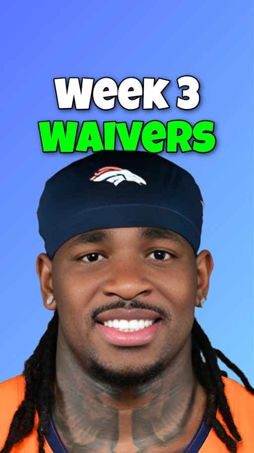 Week 3 Waiver Wire Pickups

#fantasyfootball