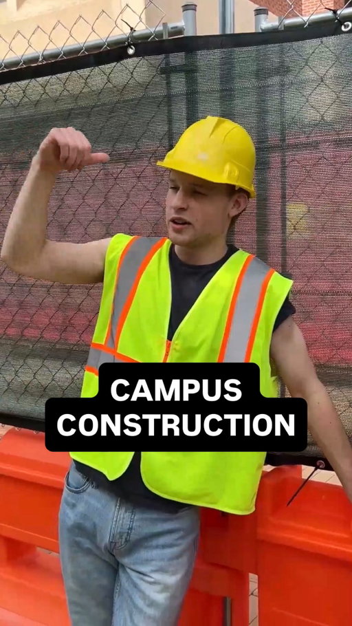 Adds such beautiful ambiance ✨ #collegelife #collegestudents #construction #comedy #skit