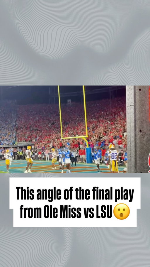 This angle of the final play from Ole Miss vs LSU is as good as it gets🔥

(via @zak_herbstreit)

Follow @On3CFB for year round
College Football content