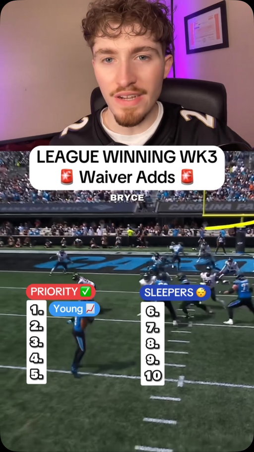 Add these players and DOMINATE week 3 fantasy football
