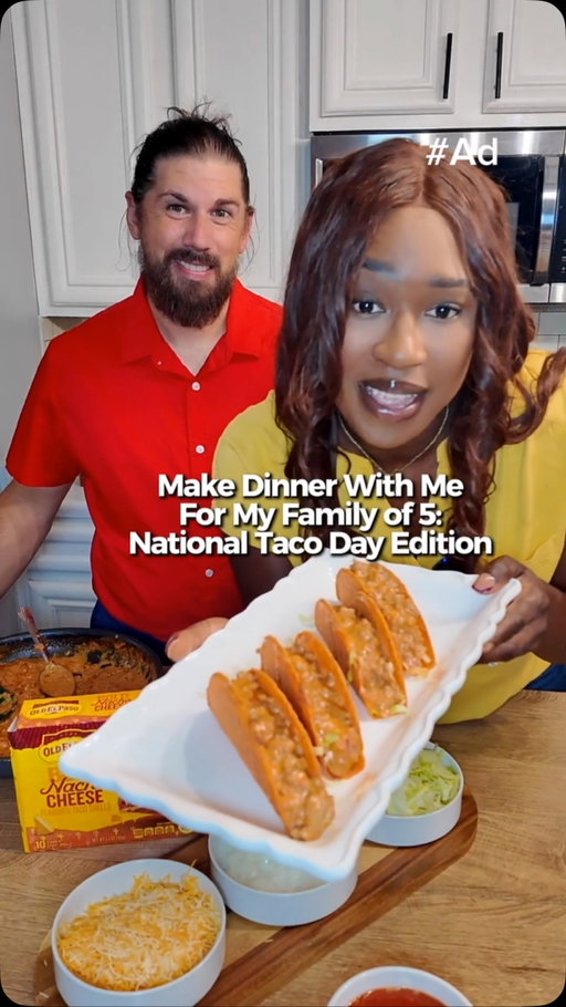 #ad @oldelpaso National Taco Day falls on taco Tuesday, so we’re making Rotel Dip Tacos! 🌮

One easy dinner, customized five different ways, PLUS enough filling to turn into tomorrow’s dinner. Anything that helps stretch our grocery budget and makes dinner a little easier is a win for me! Old El Paso is the perfect choice for a National Taco Day celebration on 10/6. Visit oldelpaso.com for more recipe inspiration!