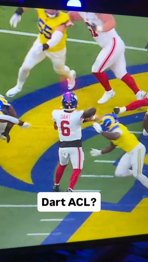 Jaxson Dart #jaxsondart #mnf #rams #giants