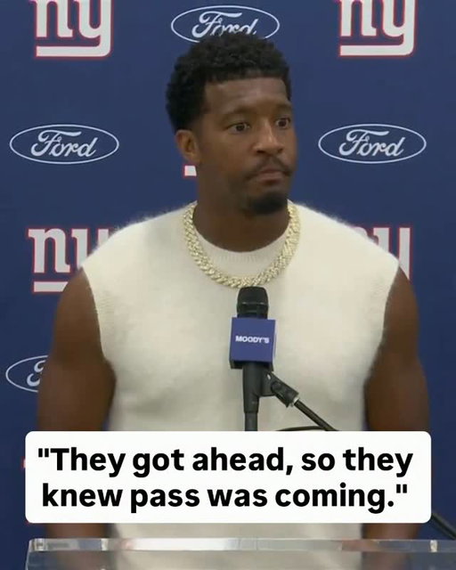 Jameis Winston on how the Rams were giving the Giants offense issues.