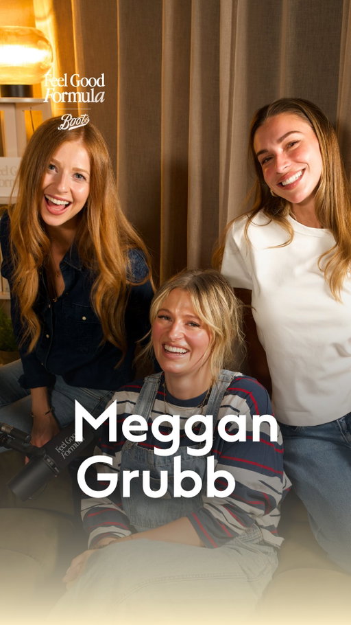 TW: This episode contains mentions of miscarriage.

Fitness expert and Beyond founder @meggangrubb joins us on this week’s Feel Good Formula!

Meggan shares how she rebuilt her relationship with fitness, moving away from doing it for how she looked and towards using it as a way to feel more connected to herself.

She also opens up about why she chooses to process difficult moments before sharing them online, and how that approach was tested through early motherhood and pregnancy loss.

Click the link in our bio to watch the full episode.

Feel Good Formula is powered by @bootsuk 💖