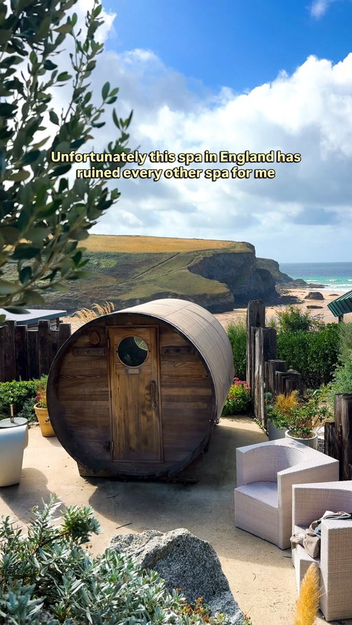 I think I just found the dreamiest spa in England 🌊🧖‍♀️

The Scarlet is an adults-only eco hotel above Mawgan Porth - an eco spa featuring an indoor pool, outdoor natural reed pool, clifftop cedar wood sauna and steam room with views of the Atlantic. ￼

It’s a luxury eco hotel on a cliff-top location with an outdoor pool filtered by reeds and cliff-top baths looking out across the bay. ￼

✨ Good to know:
📍 The Scarlet, Mawgan Porth, Cornwall TR8 4DQ @scarlethotel 
🧖‍♀️ Spa included for hotel guests
💷 Spa days from ~£145pp

♨️ Clifftop barrel hot tub is £40 extra for 2 people / 30 mins - the sauna + hot tub both have sea views ￼
SAVE for your Cornwall staycation

Invited*

#uktravel #ukspa #MawganPorth #CornwallTravel