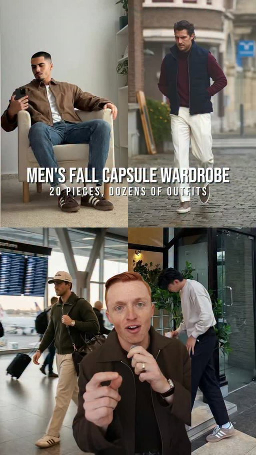 Fall 🤝 capsule wardrobe.

#mensstyle #mensfashion #mensoutfits #mensstyleguide