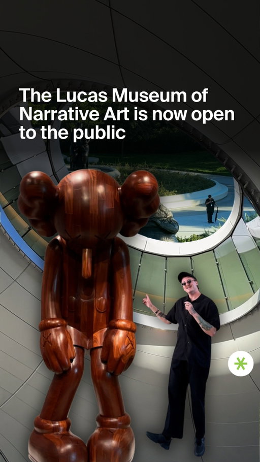 The Lucas Museum of Narrative Art is officially open in Exposition Park. ✨⁠
⁠
Admission is $25 for adults, while kids 17 and under get in free. Timed-entry tickets are required.⁠
⁠
South L.A. residents living in the 90037 ZIP code can also get free admission through the museum’s LM37 program.⁠
⁠
The museum’s 13-acre Park and Gardens are free and open to the public during museum hours.⁠
⁠
The museum’s collection includes more than 40,000 objects spanning paintings, illustrations, comics, film, photography, sculpture, Star Wars artifacts and more.⁠
⁠
Hours: Mon, Wed & Thu 10 a.m.–5 p.m.; Fri & Sat 9 a.m.–9 p.m.; Sun 9 a.m.–5 p.m. Closed Tuesdays.⁠
⁠
📍3800 S Vermont Ave, Los Angeles, CA 90037⁠
⁠
Tap the link in bio for more.⁠
⁠
#exhibitions #localnews