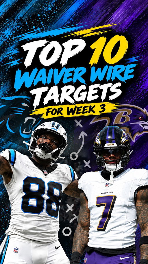 🚨 Waiver Wire Adds for Week 3 #fantasyfootballadvice #fantasyfootballtips #nflfantasy #raiderswalterpicks #nflfantasyfootball