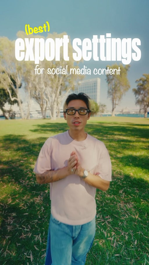 Here’s my updated export settings to get high quality videos for social media 📲

(Note: I said 12,800 kb/s accidentally but I meant 12,000 kb/s!)

Be sure to save and follow for more Behind the Creative content 🫡