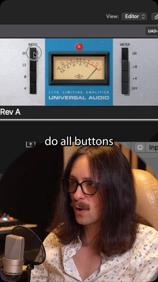 All buttons in today baby! 
Get those drums SMACKIN! 🥁😝

#musicproduction #mixingengineer #mixingandmastering #audioengineer #drums