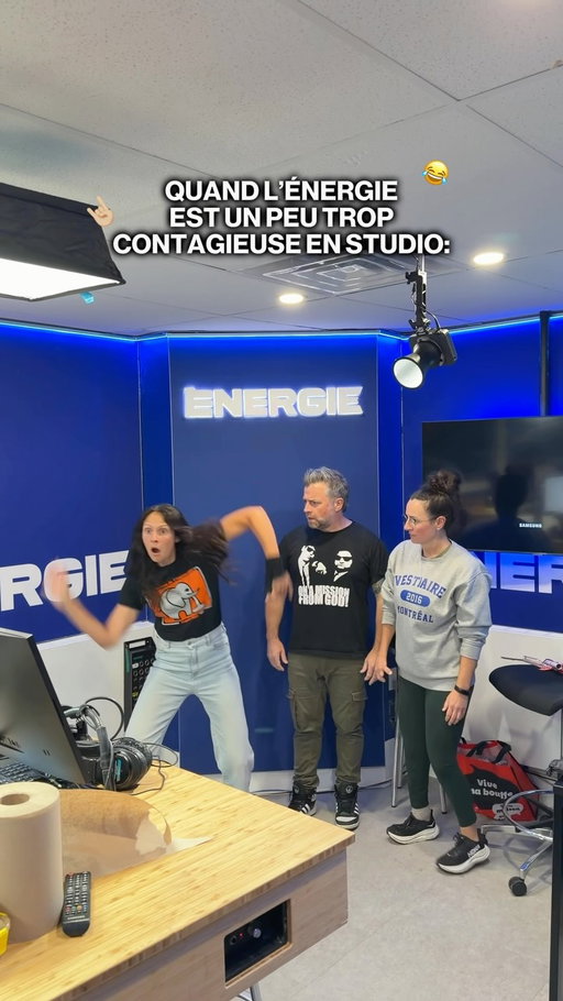 C’est comme ça chaque midi!😂😎

Le Midi Show en semaine dès 11h30 partout à ÉNERGIE!💙